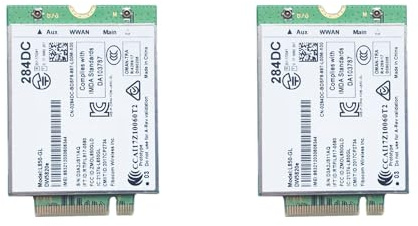 Janasiba 2X Dw5820E L850- LTE 4G Card Module 0284DC 284DC per Laptop 3500 5400