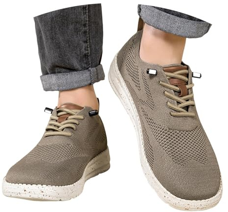 Scarpe Casual Uomo Sneakers Scarpe Estive Sportive Leggere Sneakers Senza Lacci Moda Slip on Antiscivolo Comode da Ginnastica Corsa Trekking Camminata Jogging Traspiranti per Passeggiate Quotidiane