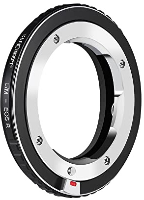 K&F CONCEPT L Mount to EOS R Mount Lens Adapter, Manual Lens Mount Adapter for Leica M Mount Lens Compatible With Canon EOS R Mount Camera