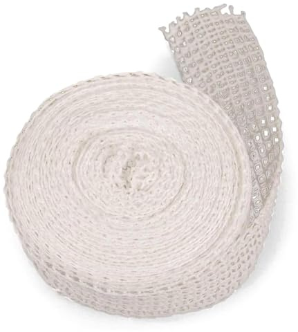 The Sausage Maker® 50ft Meat Netting Roll Size 10, Elastic Butchers Twine Cooking String Food Net for Salami, Summer Sausage, Sopressata, USA Made, BPA Free Stretchable Poly-Cotton Mesh, 2.5-3.5 Dia