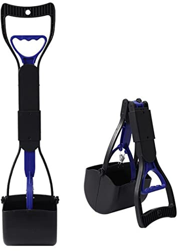 JINGUWU Pelle à déjections Canines, 37,5 cm de Long, Durable, Portable, pour Chiens et Chats de Taille Moyenne ou Petite, Facile à ramasser pour Les déjections d'animaux domestiques