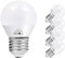 Vicloon 5er-Pack E27 LED Lampe G45, E27 LED Birne 6W ersetzt 40W Glühlampen, 580 Lumen, 6500K Kaltweiß, AC 220V-240V, Nicht Dimmbar E27 Energiesparlampe, 270° Strahlwinkel LED Globe Leuchtmittel