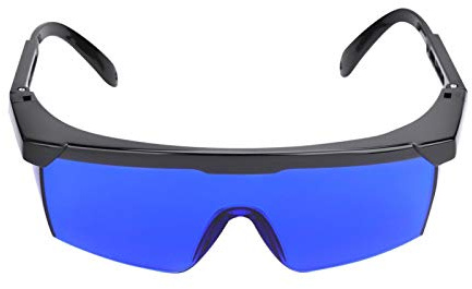Alomejor Lunettes de Recherche de Balle de Lentilles Bleues Lunettes de de Balle de avec étui moulé pour Lunettes de de Sport