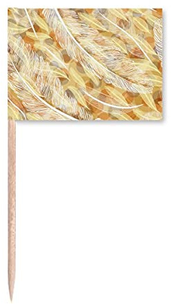 Pattern Japanese Nature Graffiti Toothpick Flags Marker Topper Party Decoration