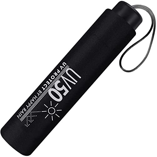 happy rain Taschenschirm UV50 UV Protect Super Mini - Black