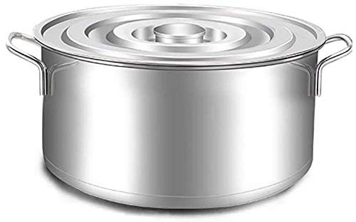 Olla de sopa de acero inoxidable, olla de elaboración doméstica, olla de cocina, gran capacidad-40 * 24cm(25L)