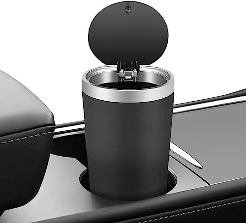 Samuliy Poubelle De Voiture avec Couvercle - Petite Voiture 800 ML - Lavable