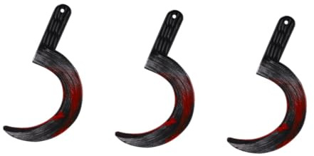 TOYANDONA 3 Piezas Hoz De Simulación Suministros para La Fiesta Accesorios De Halloween Accesorios De Rendimiento Cosplay Brazos