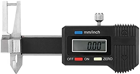 LOCADENCE Calibro Portatile, Micro Display Digitale Elettronico Righello Triplo Uso, Calibro per Misurazione Spessore 0~25 mm per Misurazione di Pietre Preziose e Misurazione di Pr