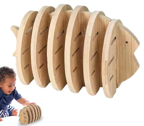 Sottobicchiere da tavolo per bevande, tappetino per pentole calde, set di tappetini da sottopentola in legno per animali, 7 sottobicchieri da tavolo per piatti caldi, set di tappetini
