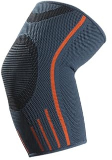 KJBDQQH Sportellbogenpolster 1PC Basketball Sport Ellenbogen Brace Kompression Elastische Unterstützung Elastische Gym Sport Ellenbogenbandage Fitness Bandage Schmerzen Schutz Ellenbogen(Grey,XL)