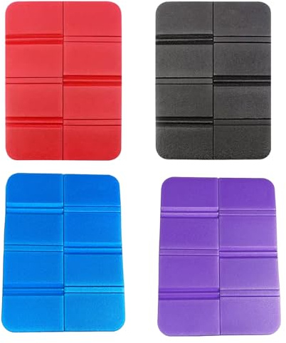 MALSSE 4Pcs Outdoor Foldable Thermal Seat Cushions Watertight Seat Pad Insulating For Outdoor Garden Camping Picnics Hikings Thermal Folding Seat Cushions