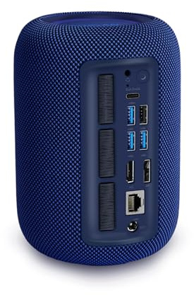 SOAYAN Mini PC, AMD Ryzen 5 7640HS Mini Ordinateur, 16Go DDR5 SSD 512GB Micro Ordinateur de Bureau Triple Affichage 4K HDMI+DP+USB4/Haut-parleurs Internes/LAN 2,5 G/WiFi6/BT5.2 pour Jeux/Bureau/Maison