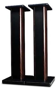 Speaker Stands - Wooden Floor Stands for Surround Sound and Hi-Fi Systems - 1 Pair, 80cm Height for Enhanced Listening Experience