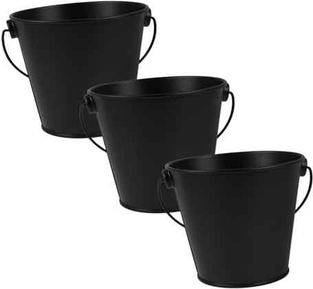 FUTUREORYY 3 Piezas Cubo de Grasa para Barbacoa de Hojalata y Portátil para Recogida de Aceite y Grasa Parrillas Accesorio Versátil para Cocina al Aire