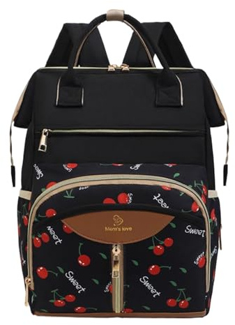 Fierudeng Wickelrucksack,Wasserdichte Wickeltasche Mit Kinderwagen Halterung Und Wickelunterlage - Baby Reisetasche Mit Wickelauflage | Für Outdoor Reisen Familienausflüge Spaziergänge Park