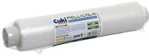 Cuki Professional Pellicola Alimentare Senza PVC 30 cm x 300 m, Rotolo Trasparente in PE-LD per Conservazione Alimenti, Idonea per Cibi Grassi e Oleosi Non Caldi, Uso Professionale