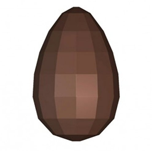 Siccardi Stampo per Cioccolato in policarbonato Uovo DIAMANTATO