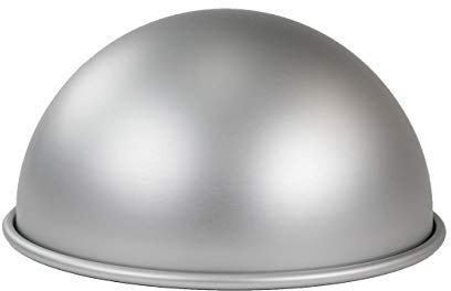 PME BALL084 Aluminium Eloxiert Kuchenform-8 x 4, silber, Large
