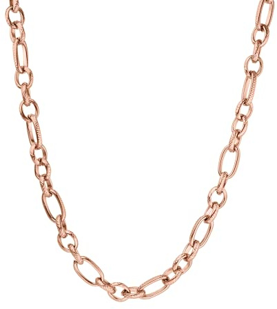 Purelei Fashion Show Kette (Roségold) – Eindrucksvolle und wasserfeste Layering Kette – Edelstahlkette 18K vergoldet – Verstellbare Länge 50/55 cm – Hawaiianisch inspiriert