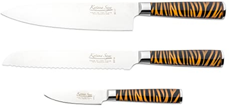 Katana Saya Katana Tiger KT-3167 3-teiliges Steakmesser-Set