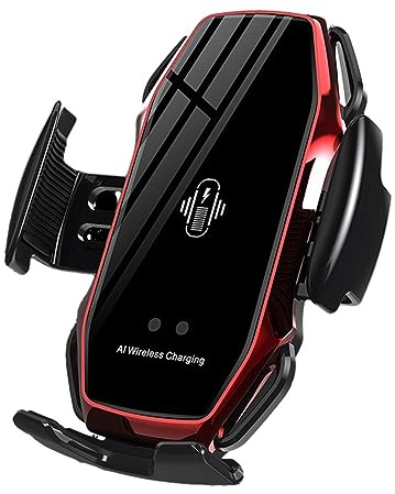 voiture sans fil à serrage automatique – Support téléphone à basse température | Support téléphone sans fil à serrage automatique pour chargement par induction pour voiture bureau