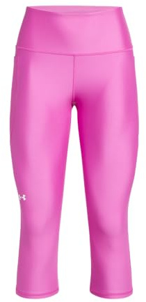 Under Armour damer HeatGear Armour High No-Slip Midjeband Ficka Capri Leggings