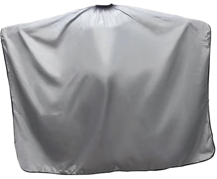perfk Hair Cutting Cloth Professional Salon Hairdressing Cape Gown Barber Neck Hairdresser Apron Haircut Capes, Grey
