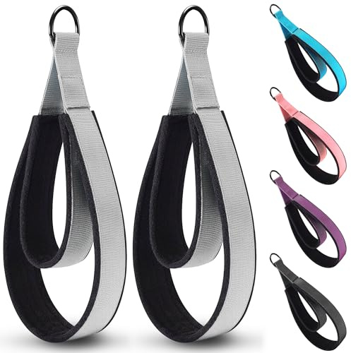 2 cinghie per pilates, pilates, doppio anello, confortevole spessore migliorato, cinturino a doppio anello per fitness, attrezzatura per pilates, accessori per allenamento a casa, palestra, yoga