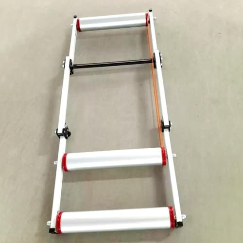 Faltbarer Fahrrad-Rollentrainer, Heimfahrradtrainer for Indoor-Training, Fahrradfahrplattform, Mit Geringer Geräuschentwicklung, for 24-Zoll- Bis 29-Zoll-Räder