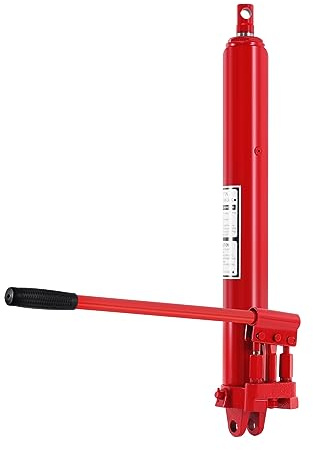 H-YEEU Hydraulikzylinder 8T Hub mit Doppelpumpe Hydraulikzylinder Teleskopzylinder bis 112cm Motorkran Getriebeheber | bis 112cm Motorkran Getriebeheber