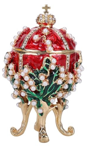 VALICLUD Shaped Jewelry Box Elegant Necklace Storage Organizer for Dressing Table Bedroom Decor Unique for Weddings Special Occasions