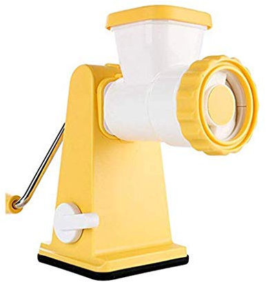 Yellow Meat Grinder, Heavy Duty Powerful Suction Base for Home Use Fast and Effortless for All Meats