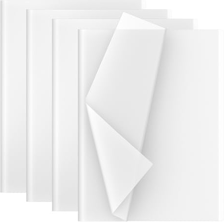 Artmaxx 100 Sheets Tissue Paper White 35 x 50 cm, Perfect for Crafting, Gift Wrapping, DIY Projects, Ideal for Party Decorations, Art and Paper Crafts, for Wrapping, Scrapbooking and More