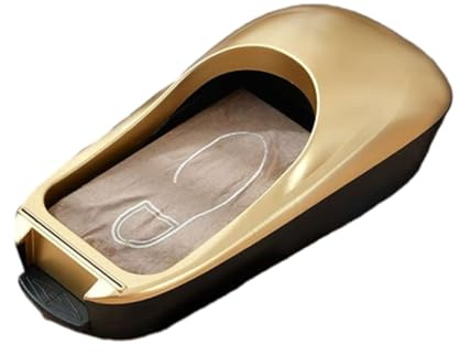 Distributore automatico di copriscarpe, macchina portatile per copriscarpe, copriscarpe monouso, antipolvere, impermeabile, medico, casa, negozio, fabbrica(Gold A)