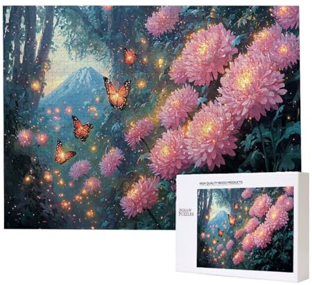 Puzzle 1500 Teile Erwachsene Waldblumen, Impossible Klassische Jigsaw Puzzles 87 x 57cm, Geschicklichkeitsspiel für die ganze Familie, Puzzle farbenfrohes Legespiel Home Dekoration Geschenk k-716