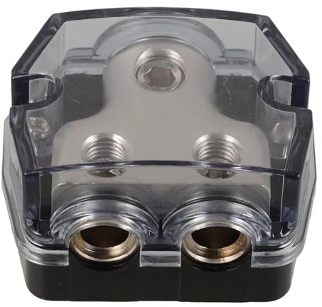 CHILDWEET Portafusibile Audio Auto in Lega Multifunzionale Blocco Fusibili da 1/2 Pollice e Supporto per Dispositivi, per Impianto Stereo e Modifiche Audio