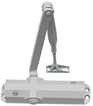 Yale Chiudiporta aereo serie 4000 cod. 30-4000-0001-00-60-11 argento, braccio senza fermo