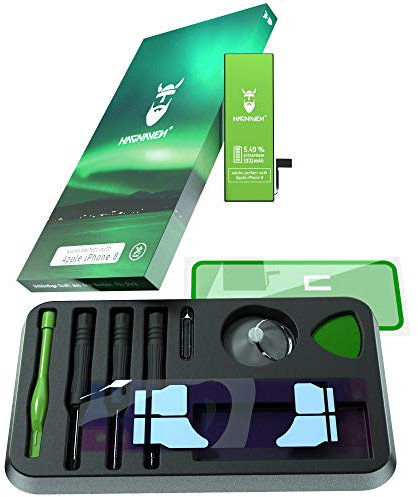 Hagnaven® Batteria ai polimeri di litio per Apple iPhone 8 | con kit di montaggio | 1921 mAh | Batteria sostitutiva PIÙ POTENTE | CELLE DI ALTISSIMA QUALITÀ | MIGLIORE DURATA