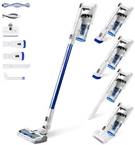 Taurus Ultimate Go Animal - Aspirador vertical sin cable. Accesorio extra para pelo de animal. Baterías de Litio. 2 velocidades. Luz led. Ligero y silencioso. 22.2V