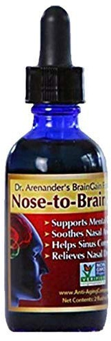 Nose-to-Brain Nasya Oil – Ayurvedic Nasal Moisturizing & Sinus Relief Oil for Clarity, Focus & Restful Sleep – Organic, Non-GMO, Natural Breathing Support by Anti-Aging Products (2 fl oz)