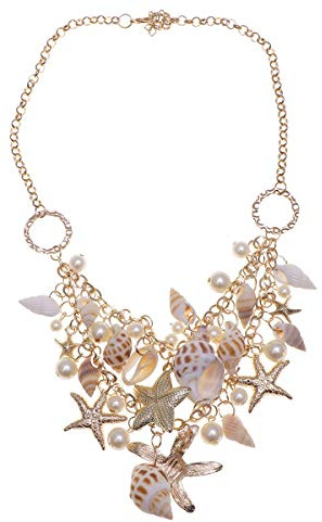 ABOOFAN Collana con Conchiglie, Collana Da Donna In Stile Bohemien Gioielli Regalo, Collana Spiaggia