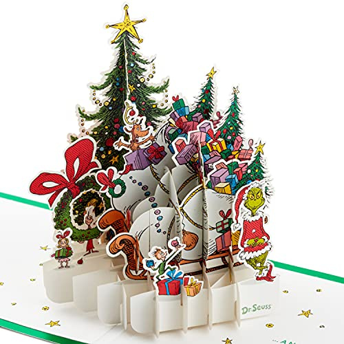 Hallmark Signature Paper Wonder Pop Up Weihnachtskarte (Dr. Seuss, Grinch)