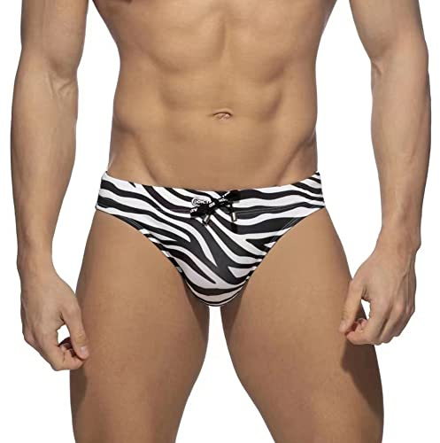 LikeJump Men Swim Brief Elastic Quick Dry Swimsuit Waterfeel Lycra Bathing Suit Swimming Trunks Sport Boxer Swimwear