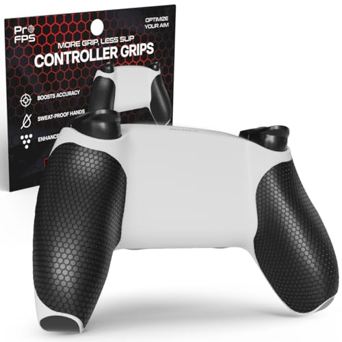 ProFPS Antislip Controller Grip mit Sticker | Für DualSense Controller, kühlende Wirkung, optimaler Komfort, schnell & rückstandslos angebracht
