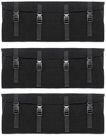 Stufenmatten für Wohnmobile, zum Zusammenklappen, geschwungene Stufen, 55,9 cm, zum Umwickeln von Treppen, Teppichen für draußen, 3 Packungen