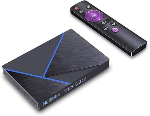 CHROX Android 12.0 TV Box, H96 MAX V56 Dispositivo De TV Inteligente 8GB RAM 64GB ROM Rockchip RK3566 2.4G/5G Dual WiFi 1000M USB 3.0 H.265 8K Ultra HD Set Top TV Box,4gb+32gb