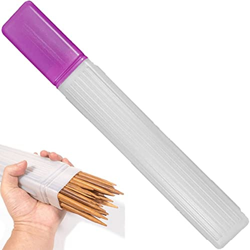 Scatola Porta Ferri Maglia Scatola Portaoggetti in Plastica Custodia Per Tubi Portaoggetti Per Lavoro a Maglia Porta Attrezzi Per Cucire, Portatile, Contenitori Portaoggetti in Plastica Per Uso