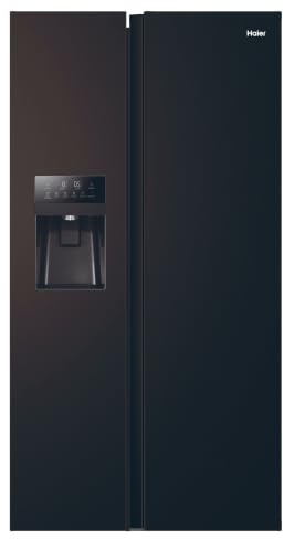 Amerikanischer Kühlschrank - HAIER - SBS 90 Serie 3 HSR3918EIPB - Klasse E - 515 L - 180 x 90 x 65,9 cm - Schwarz