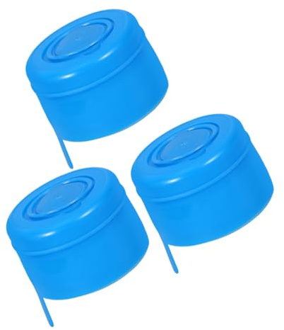 OSALADI 3pcs Water Jug Covers Replacement Caps Non-Spill Reusable Anti-Splash Lids for Water Coolers Home Office Gym Install Bucket Protectors